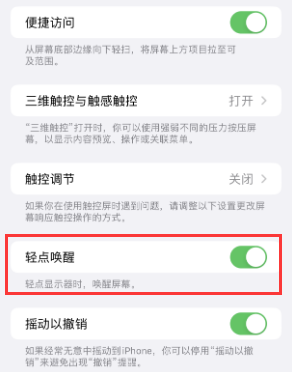 旌德苹果授权维修站分享iPhone轻点无法唤醒怎么办