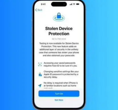 旌德苹果授权维修店分享被盗设备保护功能开启方法 