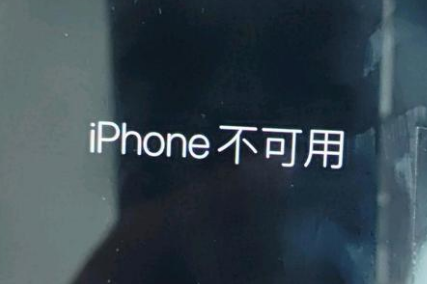 旌德苹果服务网点分享锁屏界面显示“iPhone 不可用”如何解决 